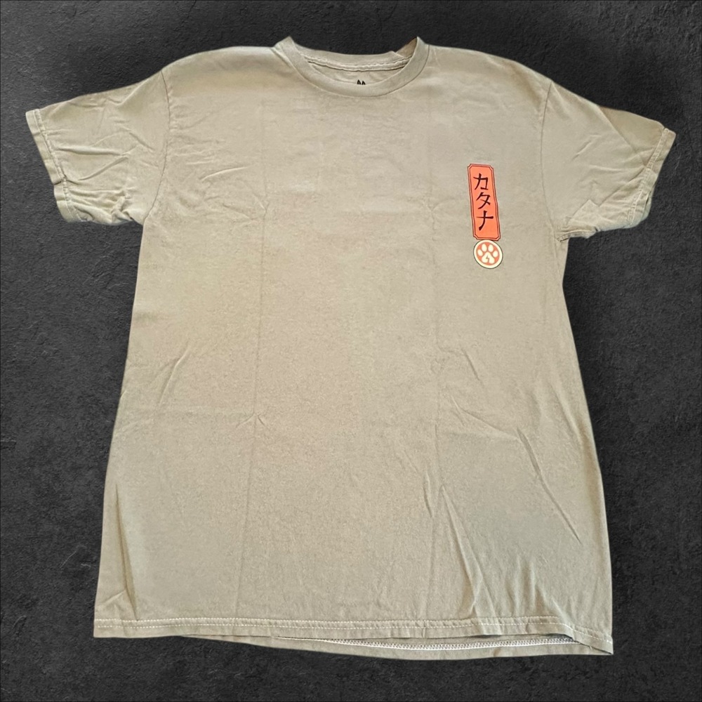 HTF CATANA THE LAST WARRIOR UKIYO-E by‎ Threadless Men's T-Shirt NWOT Small